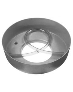 DRIP PAN ASSEMBLY WITH 18.00 PLASTIC TUBE 3.885" X 8.00" X 2.00" IVO 3S 123841