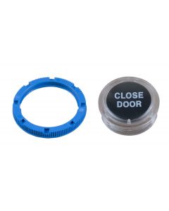 PUSHBUTTON THIN MARKED "DOOR CLOSE" 680BL007