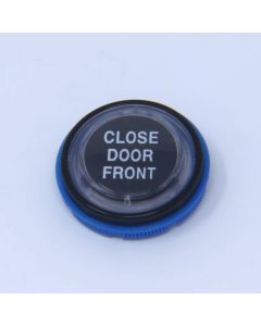 PUSHBUTTON THIN MARKED "DOOR CLOSE FRONT" 680BL008