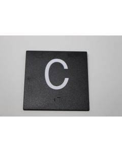PLATE BRAILLE HALL "C"