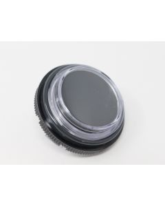 PUSHBUTTON "BLANK" CAR BLACK WITH WHITE LETTERS GRAY BEZEL MICROBAN IMPREGNATED 680AR9