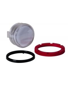 PUSHBUTTON "BLANK" CAR WHITE WITH BLACK BEZEL 680AR11