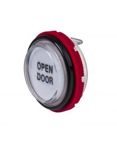 PUSHBUTTON "CLOSE DOOR" WHITE WITH BLACK LETTERS 680AV106