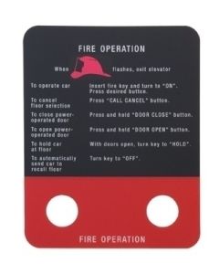 FIRE OPERATION MARKER 580WG1
