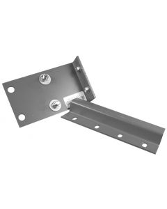 HW DOOR RESTRICTOR ANGLE ASSEMBLY TYPE 2 OMNI CENTER OPENING (CONTAINS 174CM1 RESTRICTOR ANGLE AND 165HV1 "Z" STRIKE PLATE MOUNTS ON DOOR USE 709AE1 FASCIA MOUNT FOR OMNI SS AND 2S) 149796