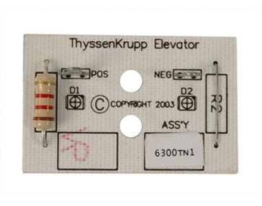 DISCRETE POSITION INDICATOR BOARD WITH 2 LEDS 6300TN1